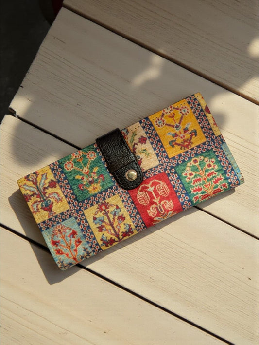 Tussar Wallet - Design 03 (Sleek)