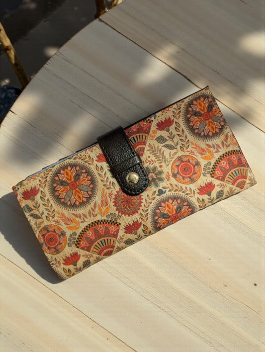 Tussar Wallet - Design 03 (Sleek)