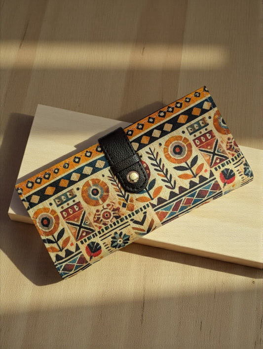 Tussar Wallet - Design 03 (Sleek)