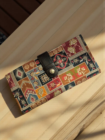 Tussar Wallet - Design 03 (Sleek)