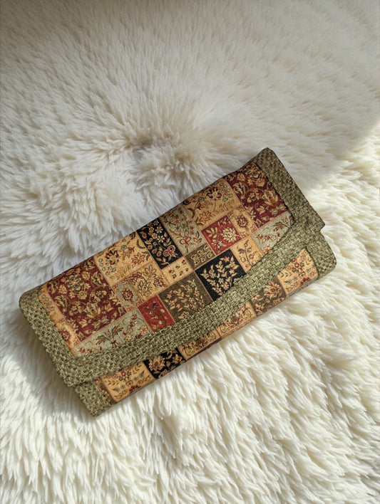 Tussar Wallet - Design 04