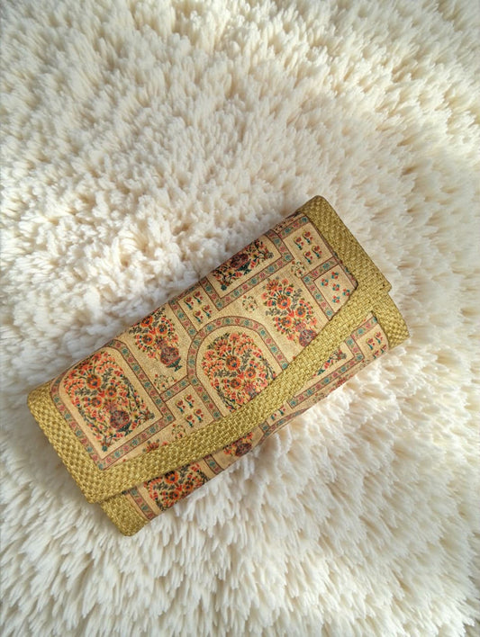 Tussar Wallet - Design 04