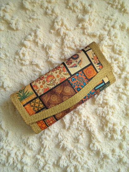 Tussar Wallet - Design 04