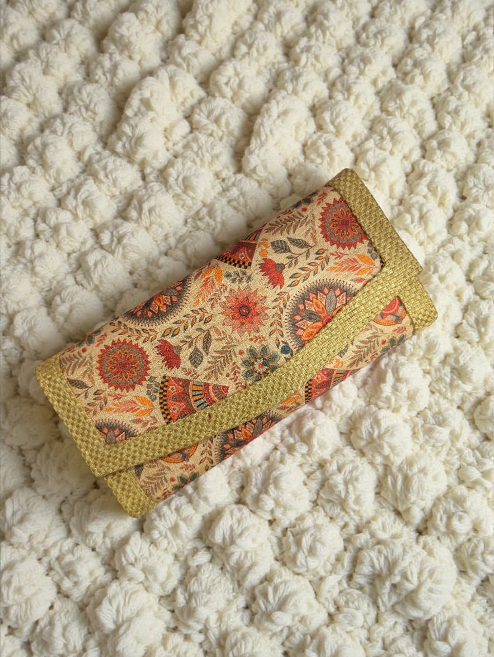 Tussar Wallet - Design 04