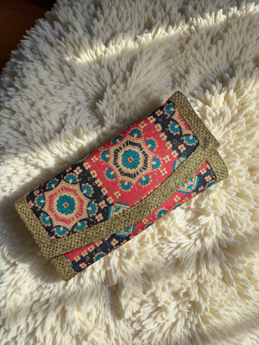 Tussar Wallet - Design 04
