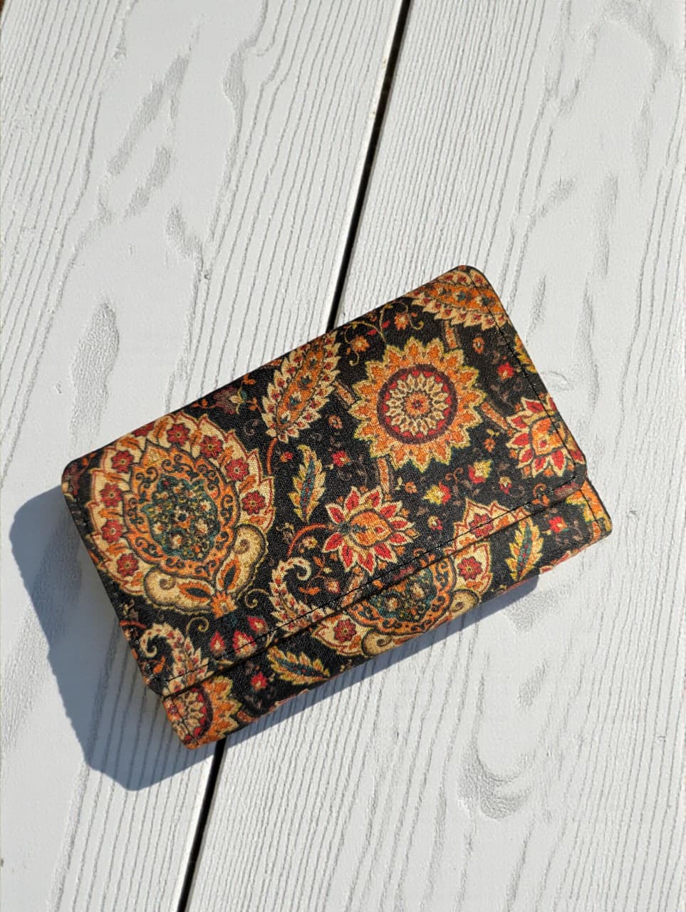 Tussar Wallet - Design 05 ( 3 Fold Small )