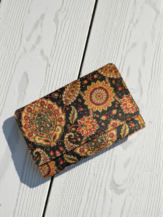 Tussar Wallet - Design 05 ( 3 Fold Small )
