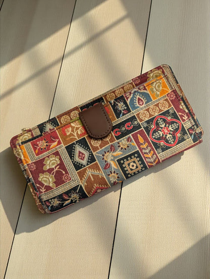 Tussar Wallet - Design 06