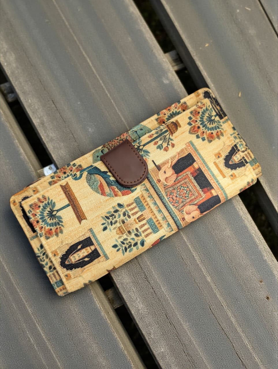 Tussar Wallet - Design 06