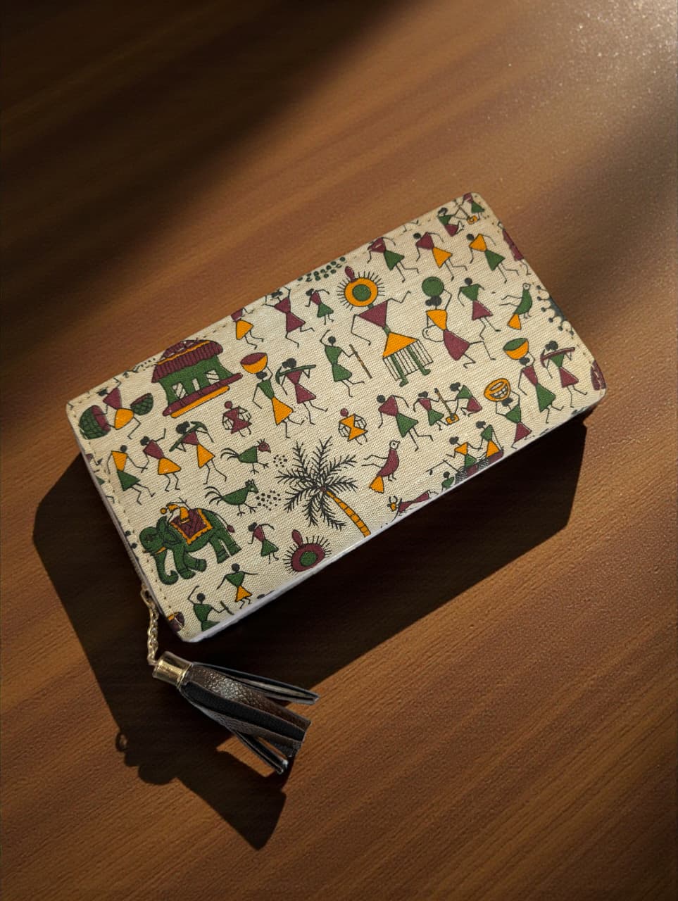 Tussar Wallet - Design 07