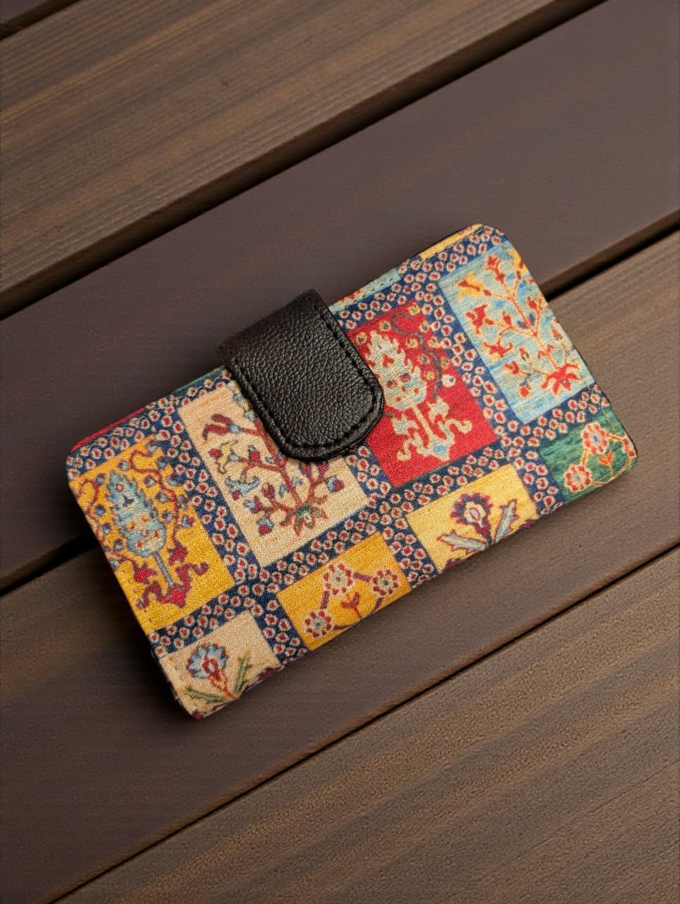 Tussar Wallet - Design 08