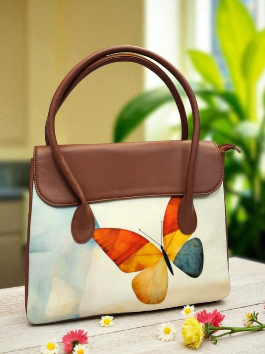 The Printed Flap Tote
