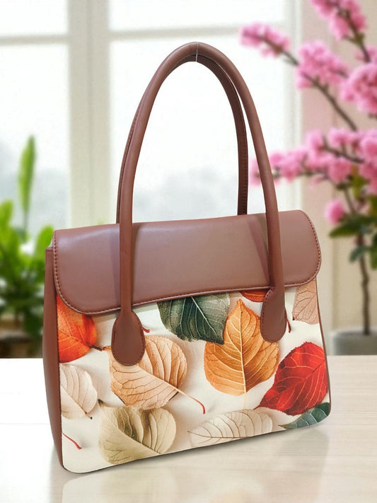 The Printed Flap Tote