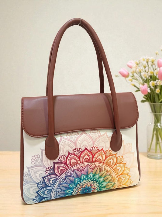 The Printed Flap Tote