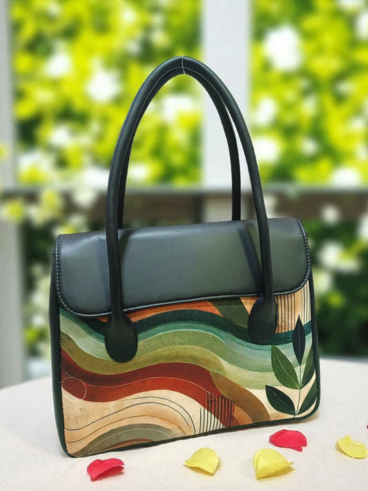 The Printed Flap Tote