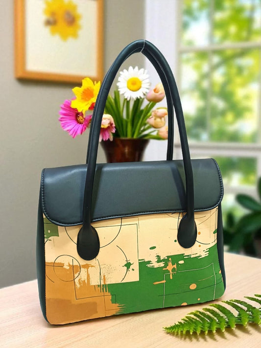 The Printed Flap Tote