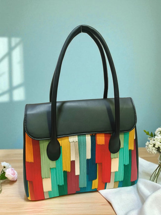The Printed Flap Tote