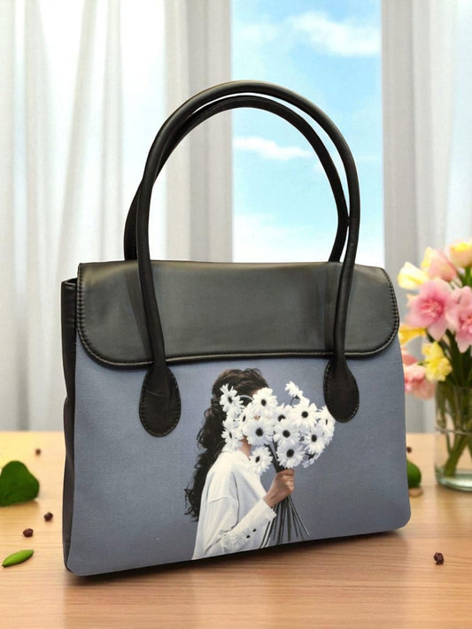 The Printed Flap Tote