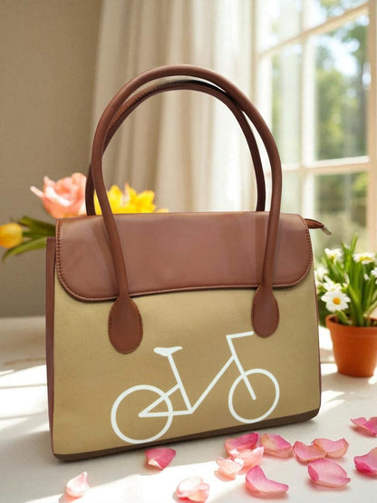 The Printed Flap Tote