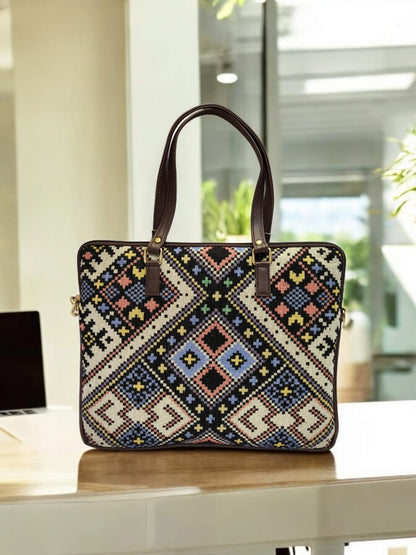 The Jacquard Laptop Satchels