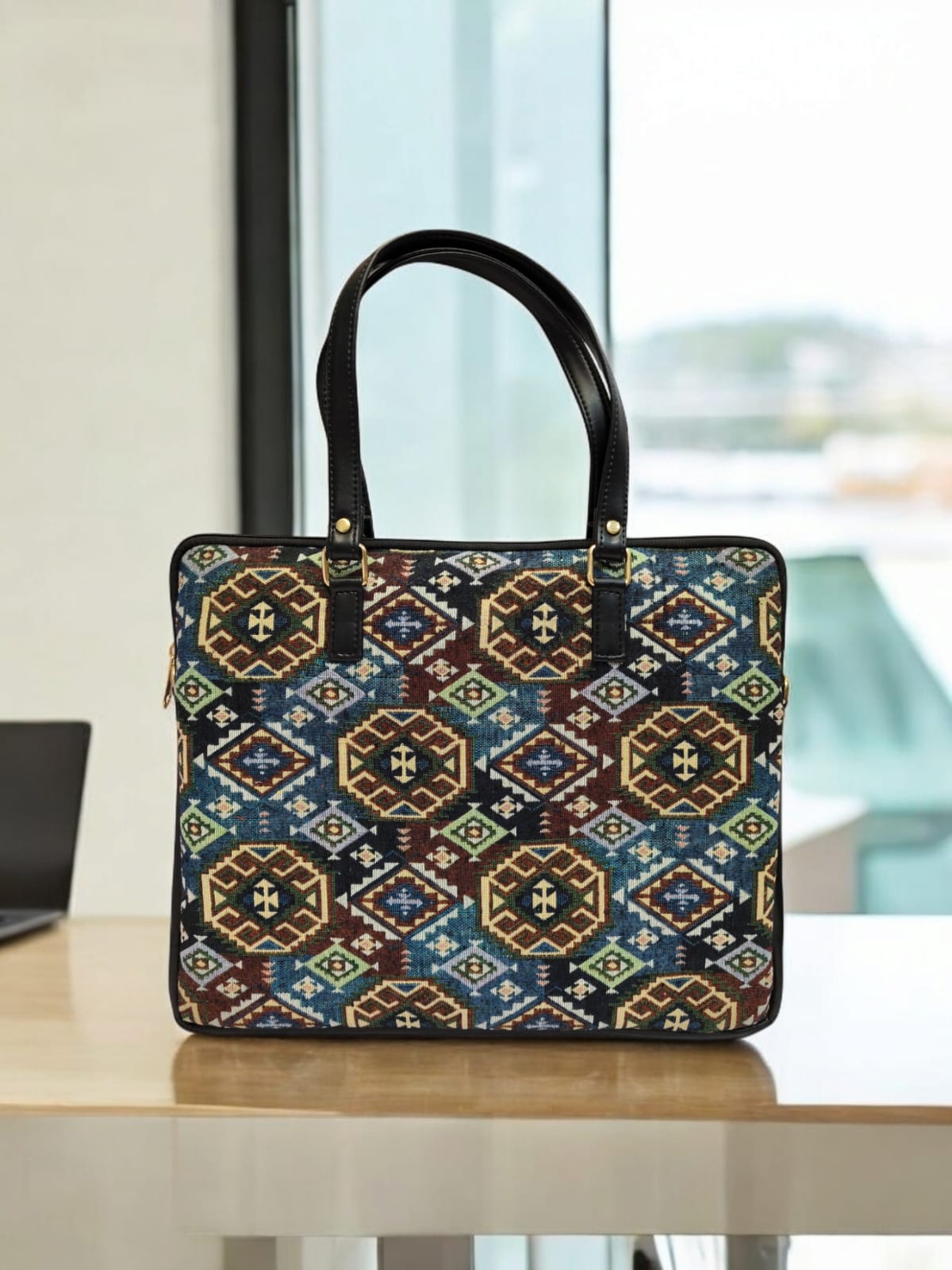 The Jacquard Laptop Satchels