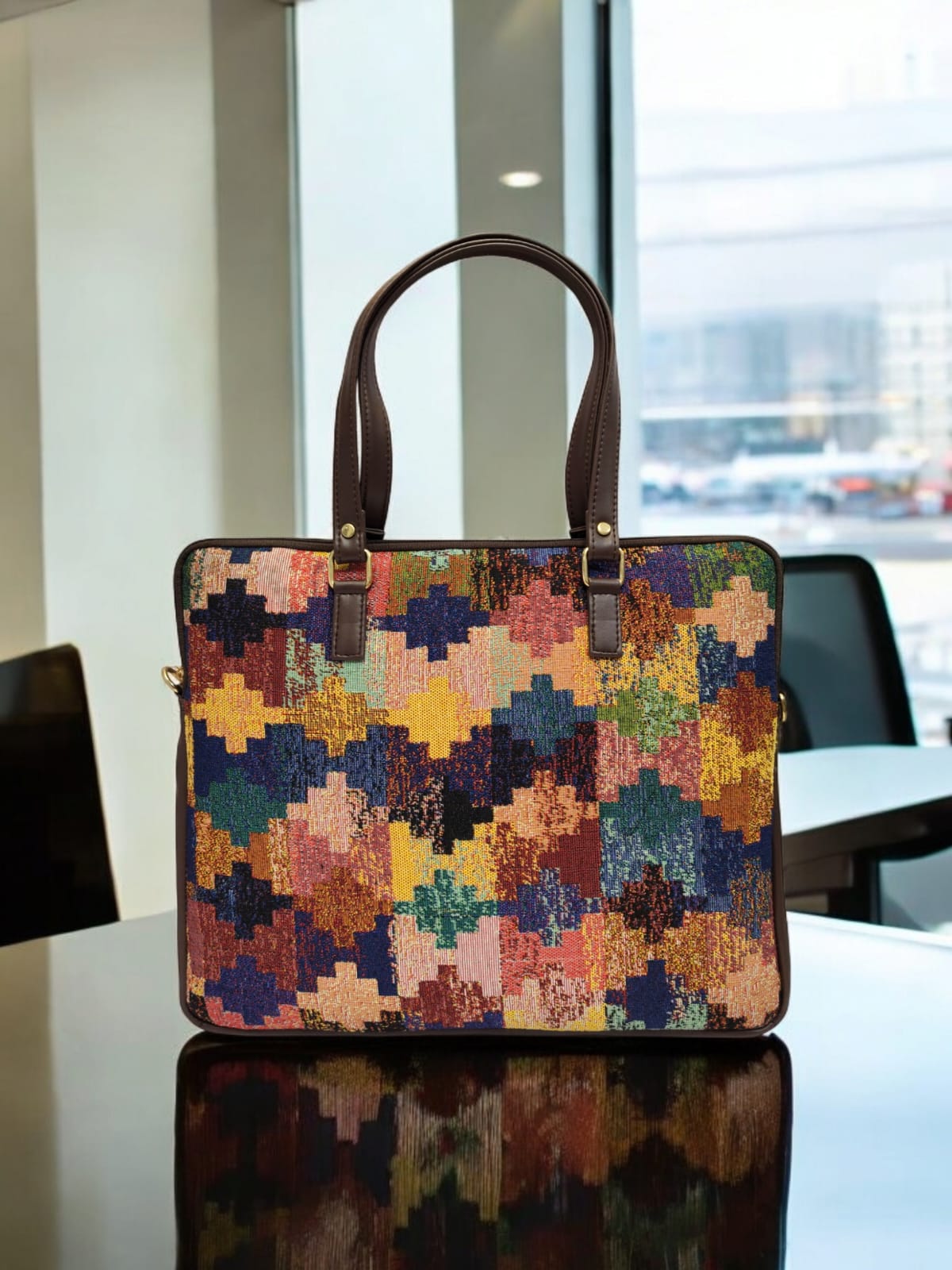 The Jacquard Laptop Satchels