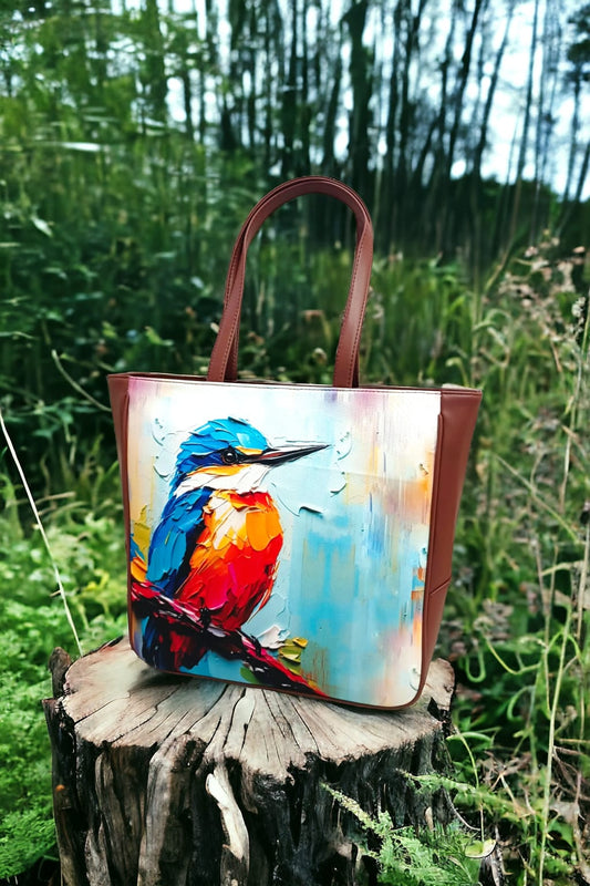 The Printed Vertical Tote