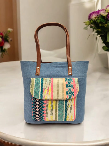 The Denim-Jacquard Bags