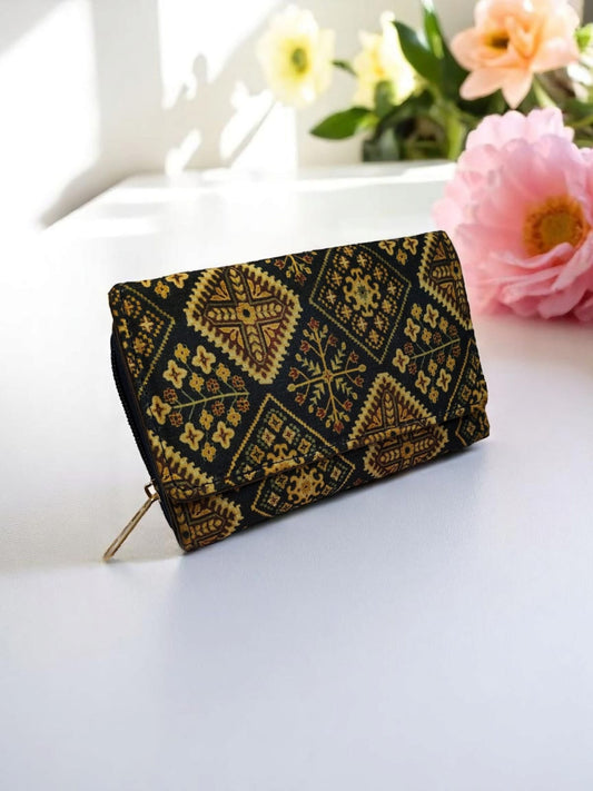 The Tussar 3-Fold Small Wallet
