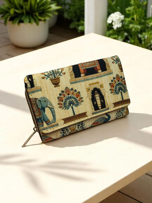 The Tussar 3-Fold Small Wallet