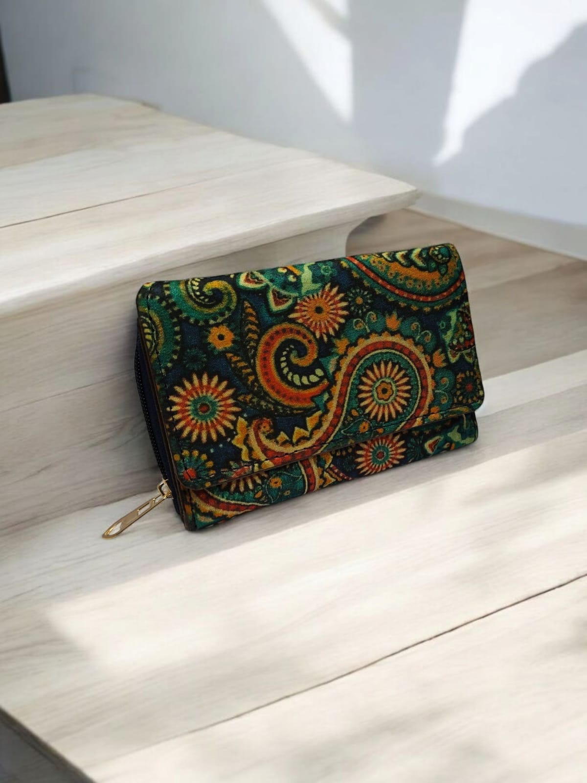 The Tussar 3-Fold Small Wallet