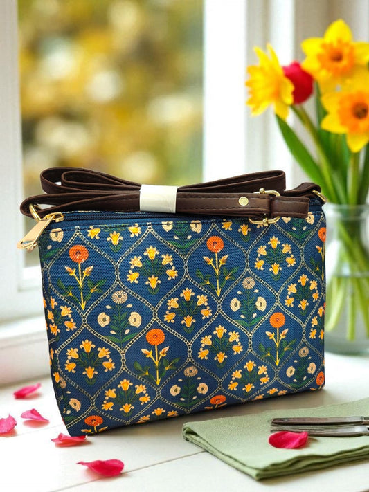 Tussar Sling - Small Double Zip
