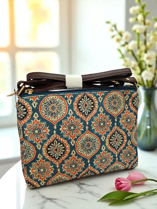 Tussar Sling - Small Double Zip