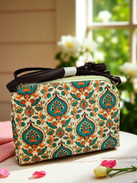 Tussar Sling - Small Double Zip