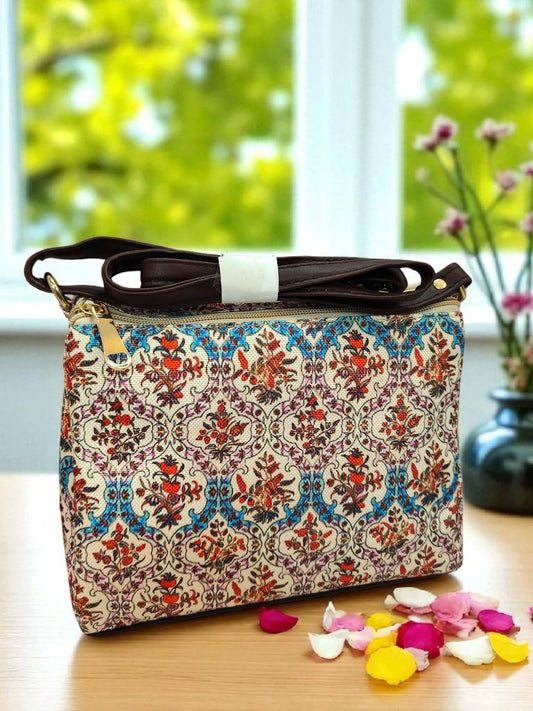 Tussar Sling - Small Double Zip