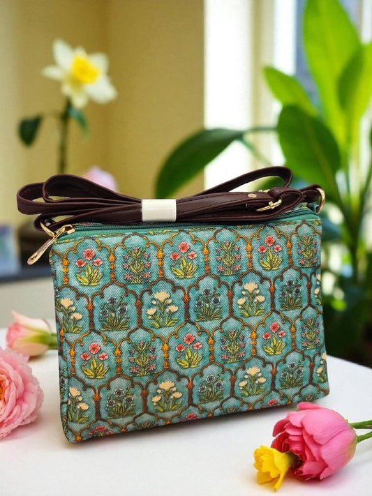 Tussar Sling - Small Double Zip