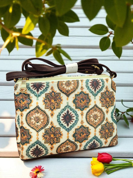 Tussar Sling - Small Double Zip