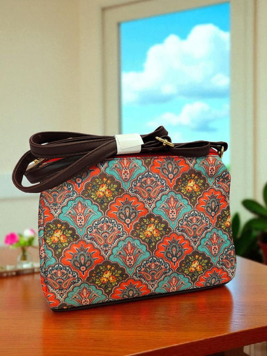 Tussar Sling - Small Double Zip