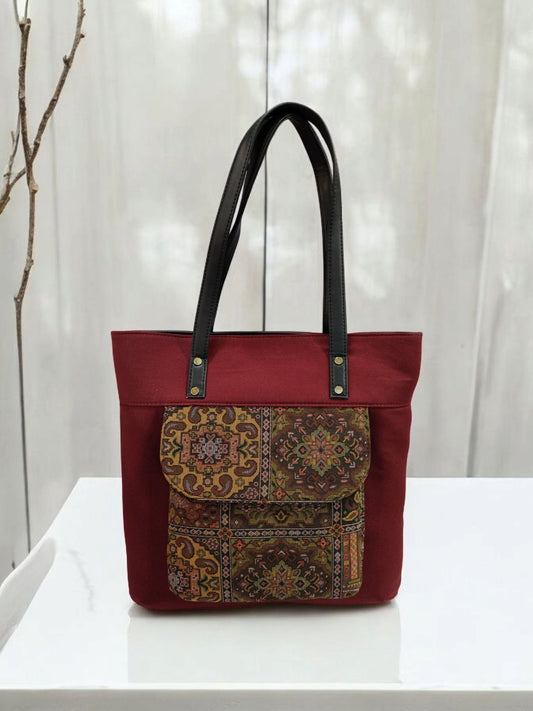 The Denim-Jacquard Bags