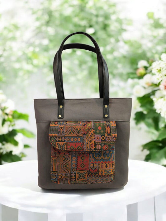 The Denim-Jacquard Bags