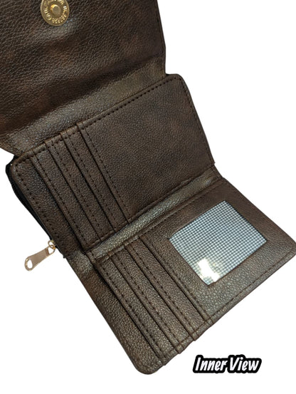 Tussar Wallet - Design 05 ( 3 Fold Small )