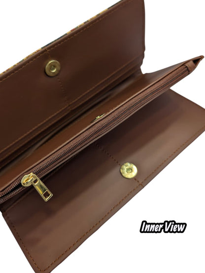 Tussar Wallet - Design 06