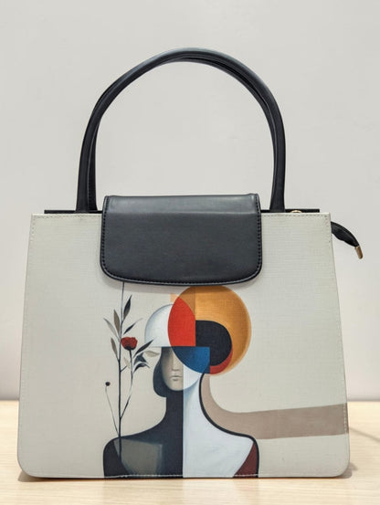 The Mono Flap Tote
