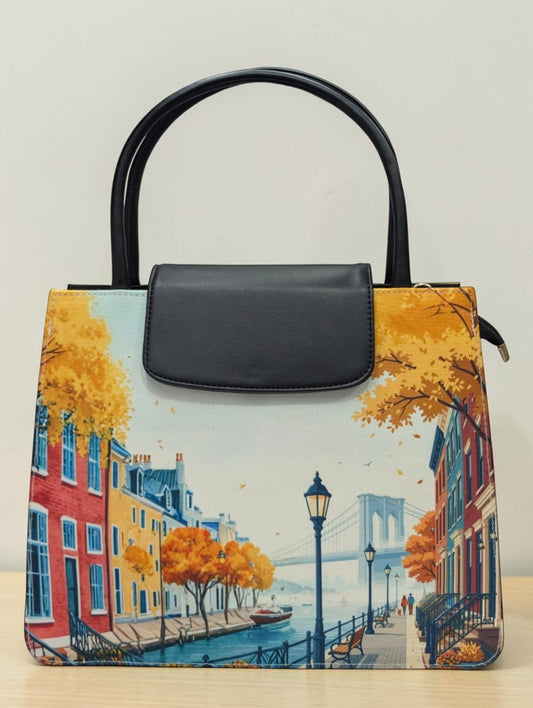 The Mono Flap Tote