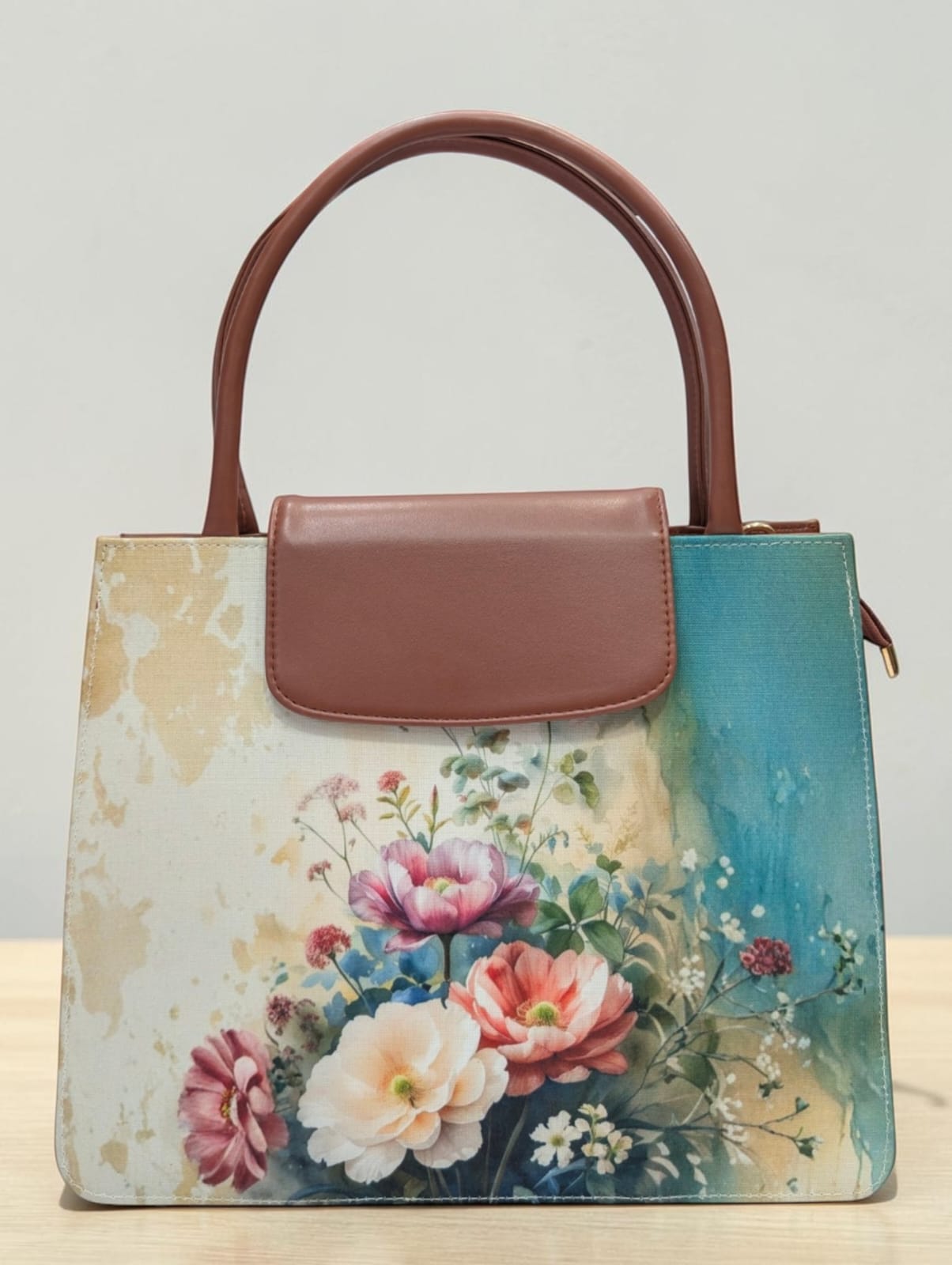 The Mono Flap Tote