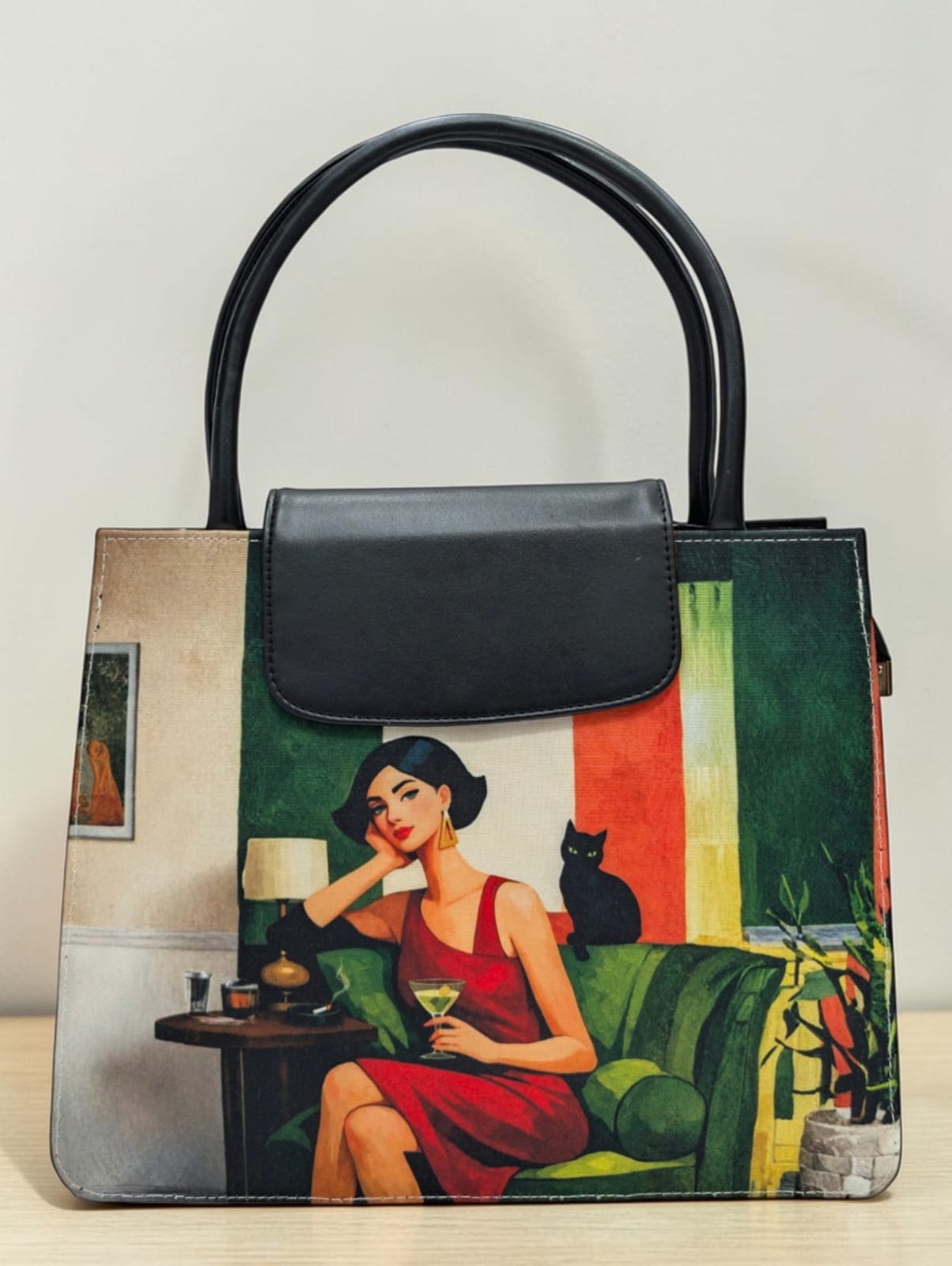 The Mono Flap Tote