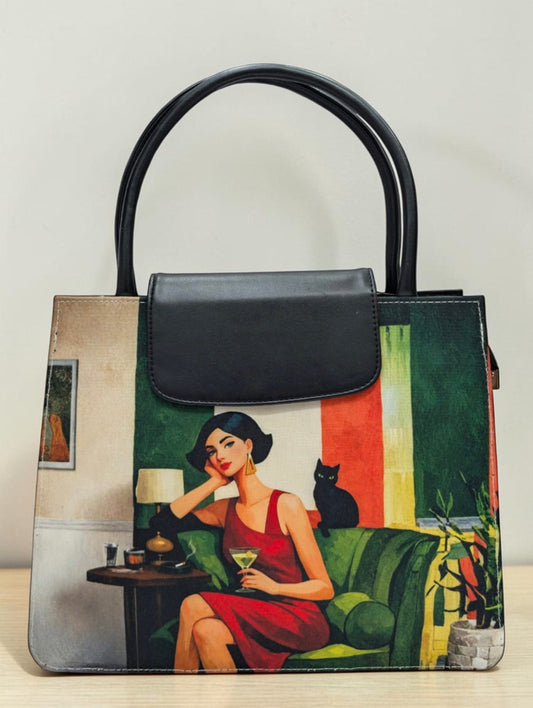 The Mono Flap Tote