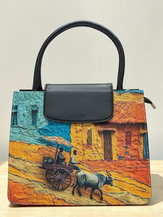 The Mono Flap Tote