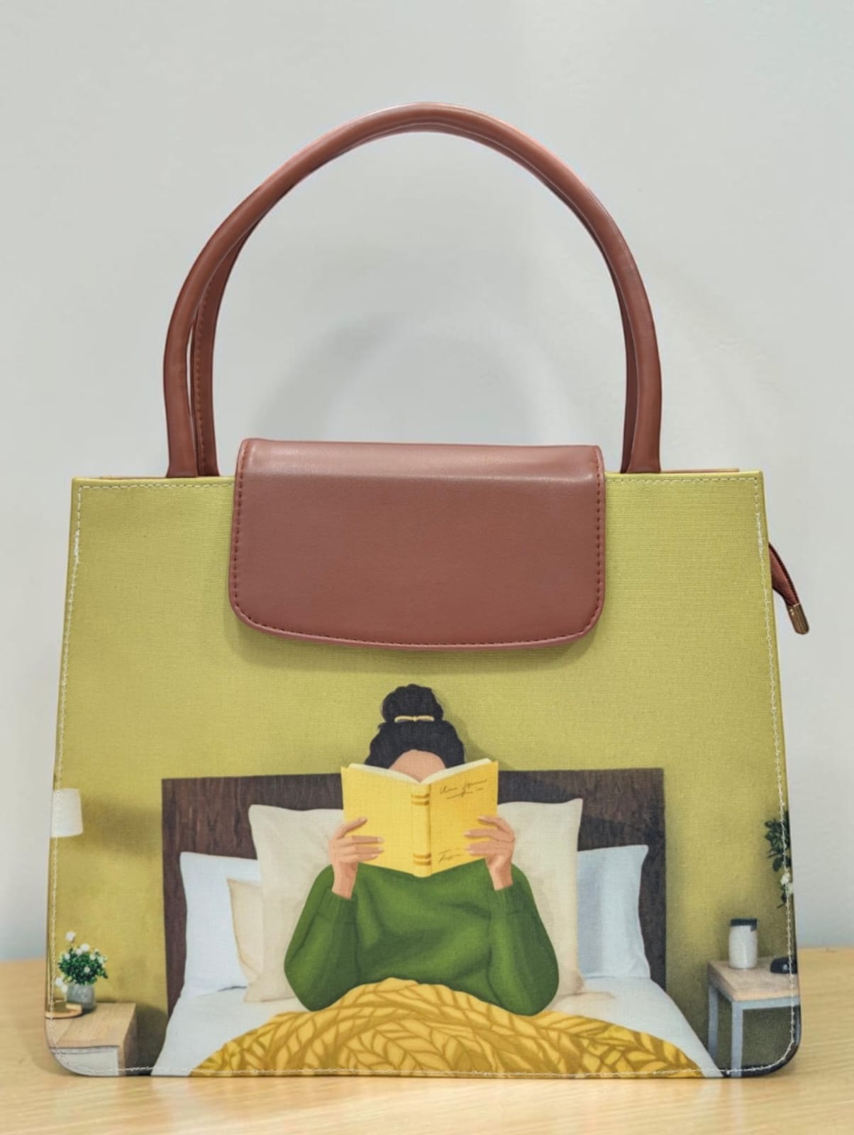 The Mono Flap Tote