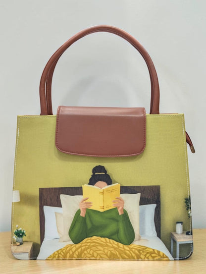 The Mono Flap Tote